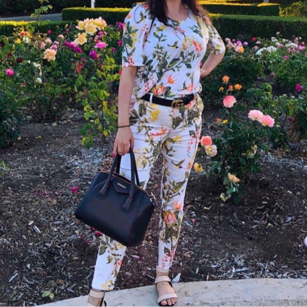 H&M Multicolor Floral Pants